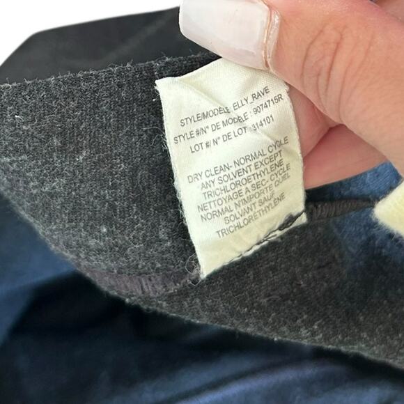 Theory Dark Gray Elly Rave Pull On Dress Pants Sz S - Picture 4 of 6